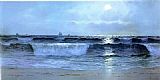 Alfred Thompson Bricher Canvas Paintings - Seascape